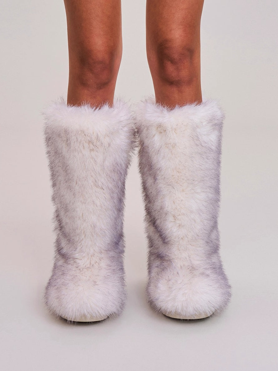 Desert Cross Shearling Hunter Boots