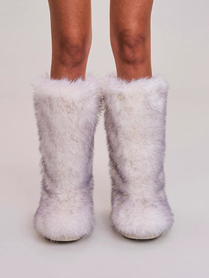 Desert Cross Shearling Hunter Boots