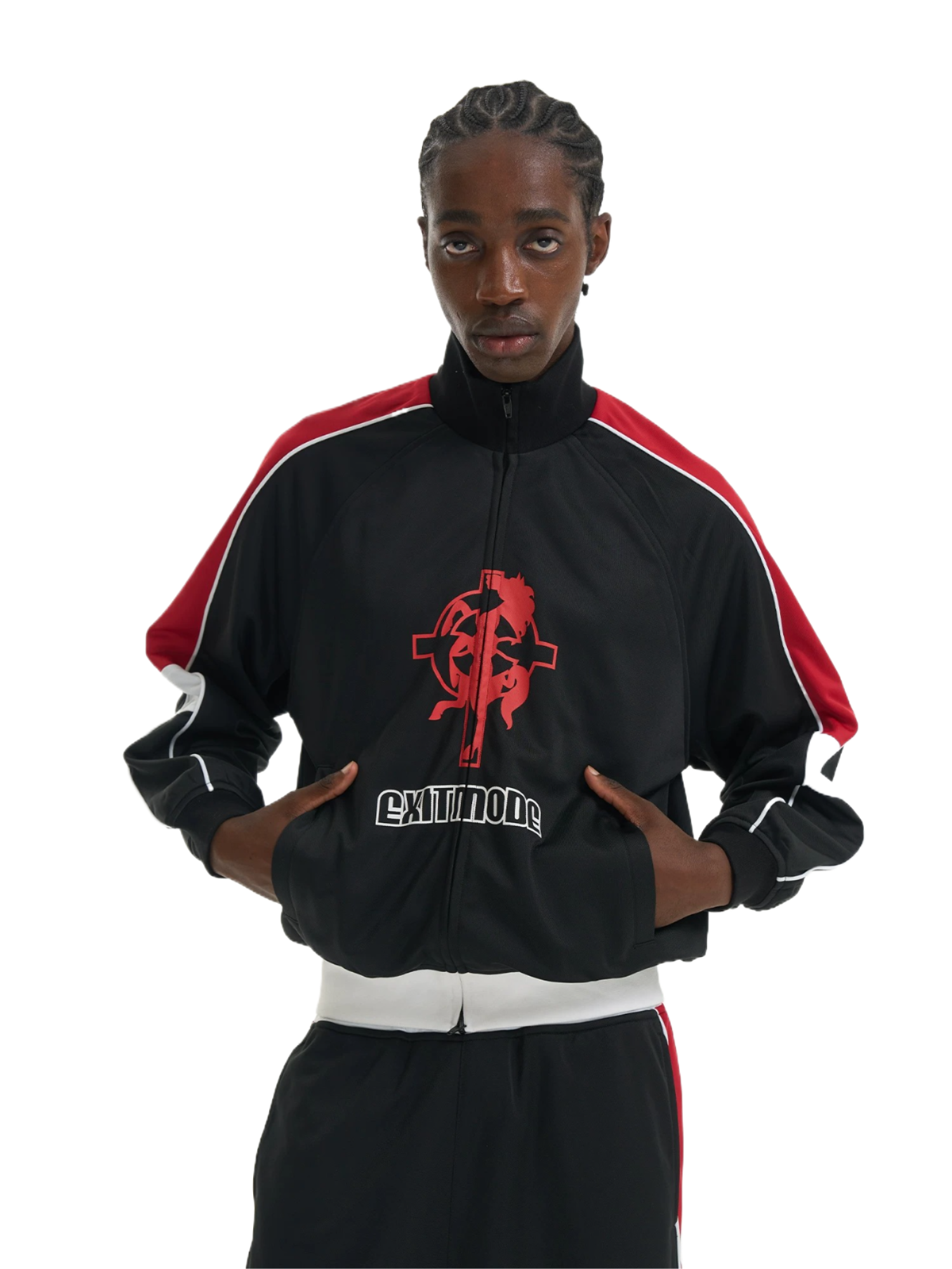 Sport Print Panel Jacket