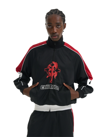 Sport Print Panel Jacket