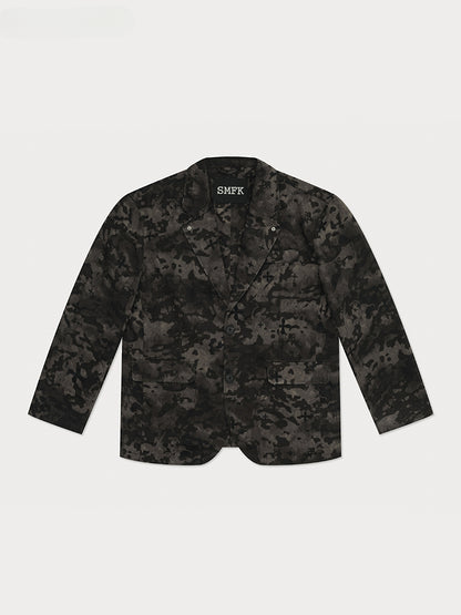 Compass Black Camo Outdoor Blazer