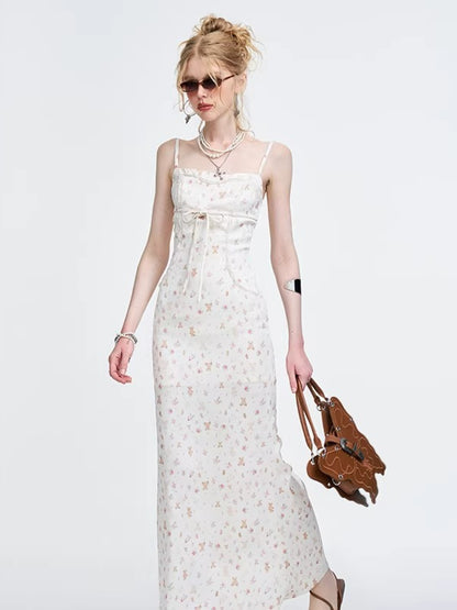 Printed Camisole Maxi Dress