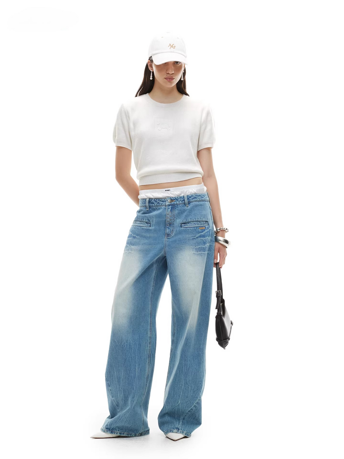 Breathable Relaxed Straight-Leg Denim Jeans