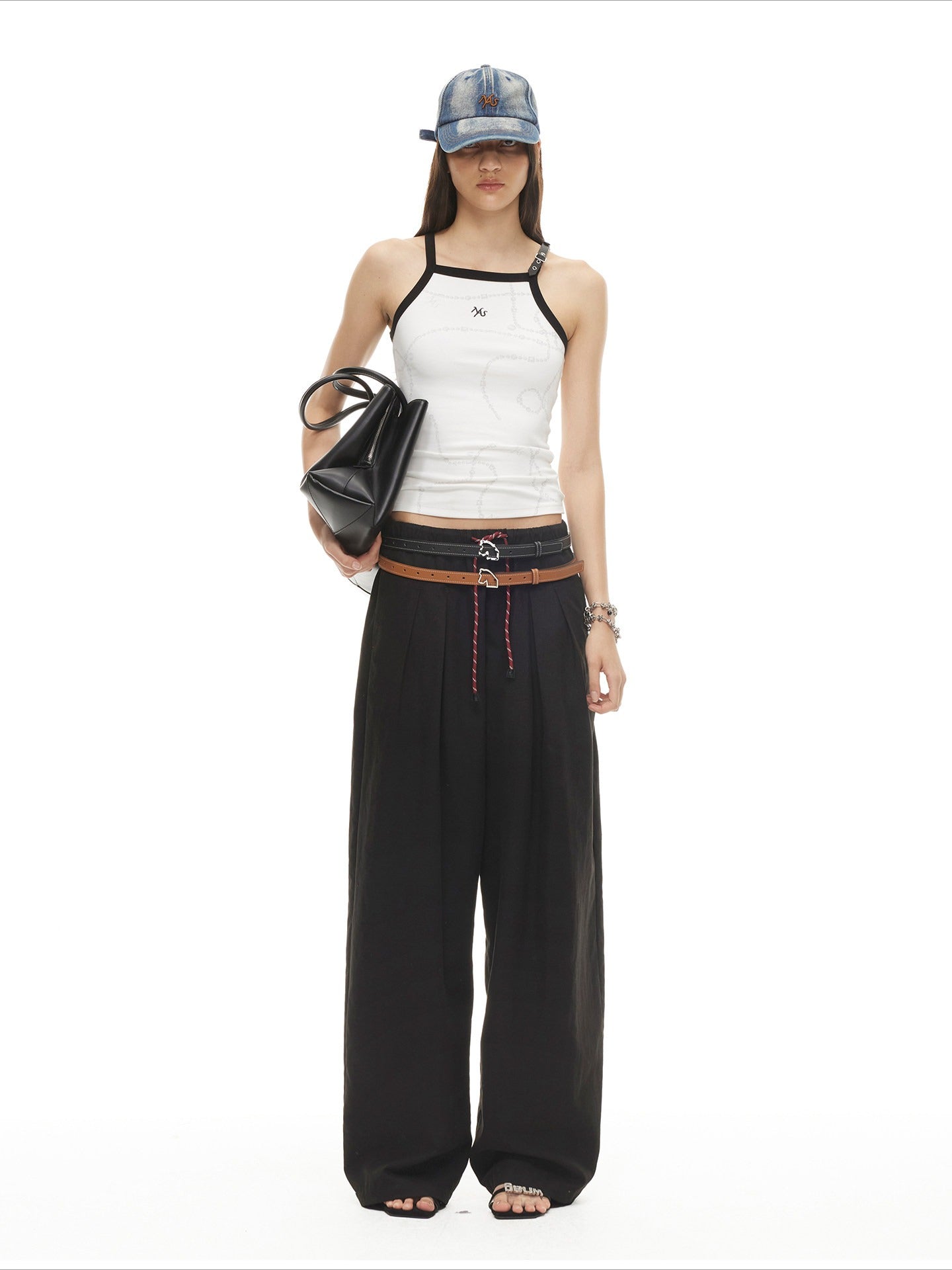 Matisse Relaxed Wide-Leg Trousers