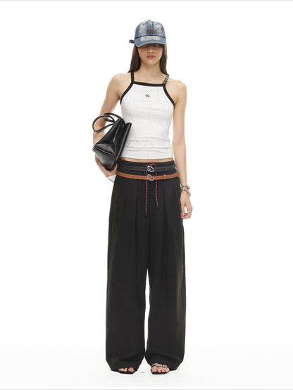 Matisse Relaxed Wide-Leg Trousers
