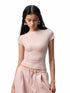 Basic Slim-Fit Solid-Color T-shirt - CHINASQUAD