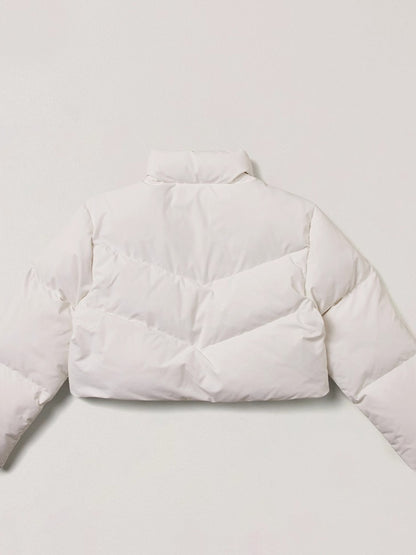 Desert Cross Cropped Down Jacket