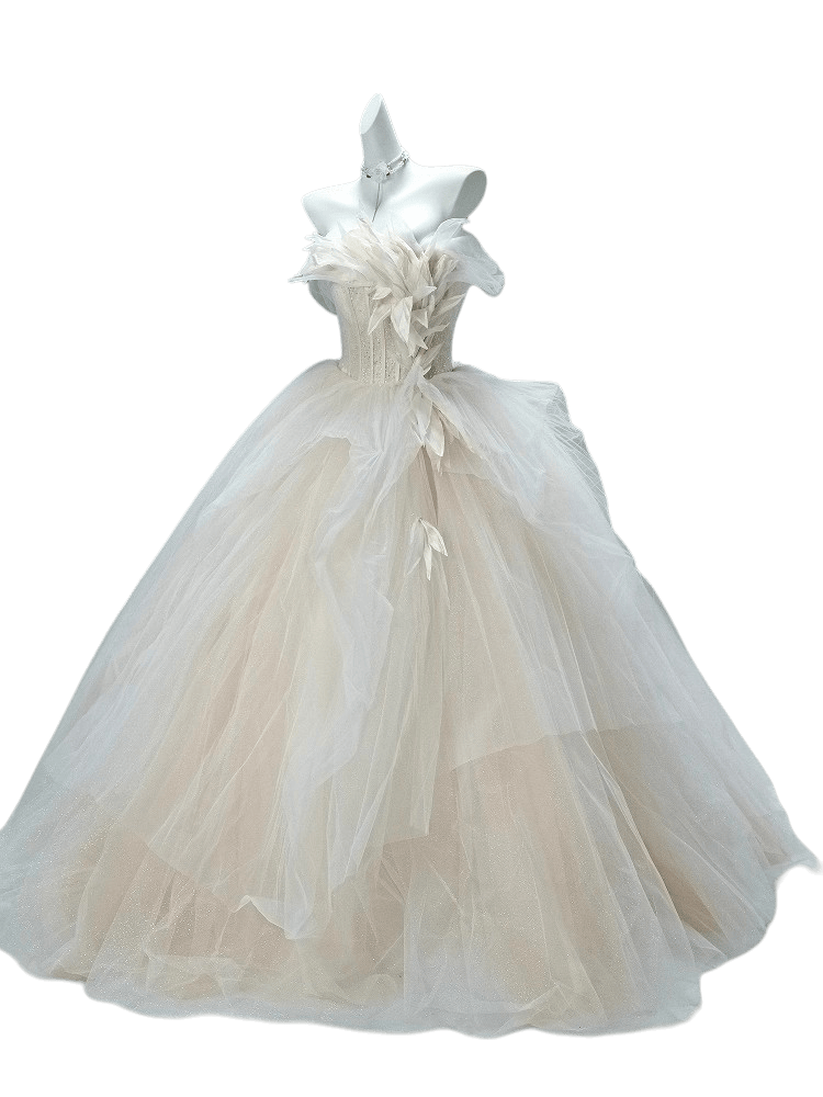 Snowmelt Reverie Couture Gown