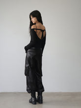 Reversible Off-shoulder Slim Long-sleeve T-shirt - CHINASQUAD