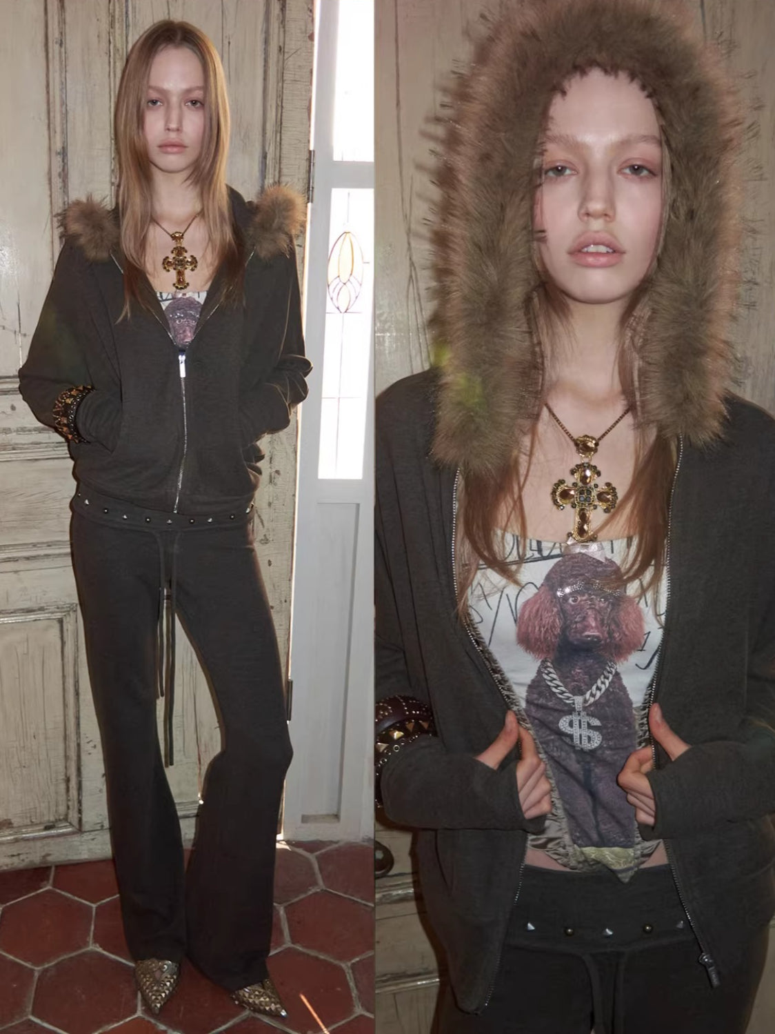 Satin-Panel Corset-Style Cropped Camisole