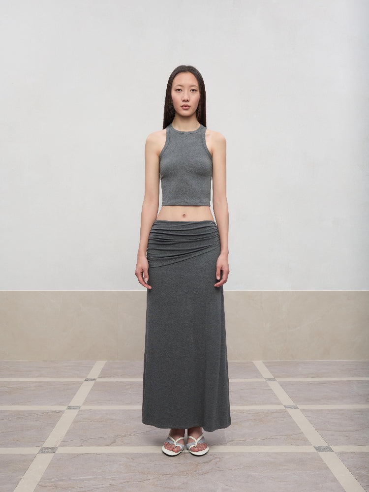 High Elastic Sleeveless I-Back Vest