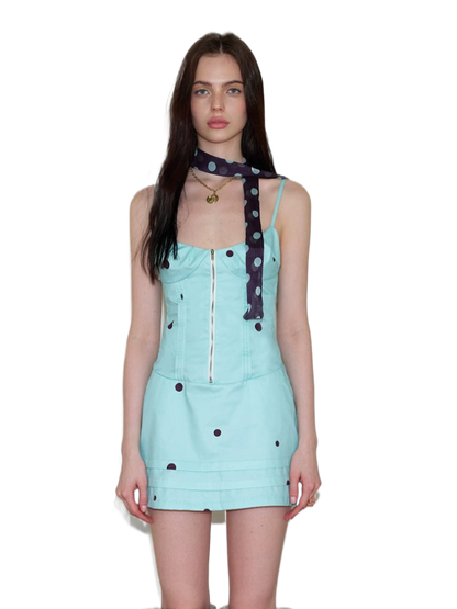 Vintage Polka Dot Slip Dress NeverMore