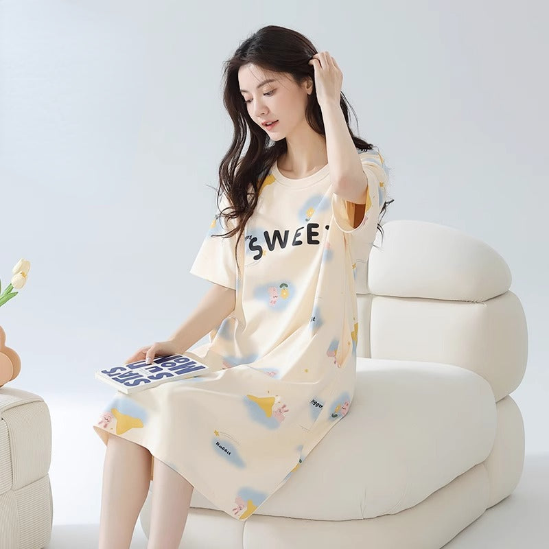 Cotton Breathable Nightdresses