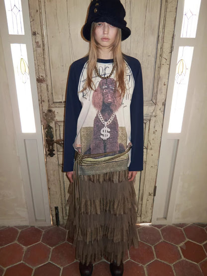 Crystal Graphic Long-Sleeve T-Shirt