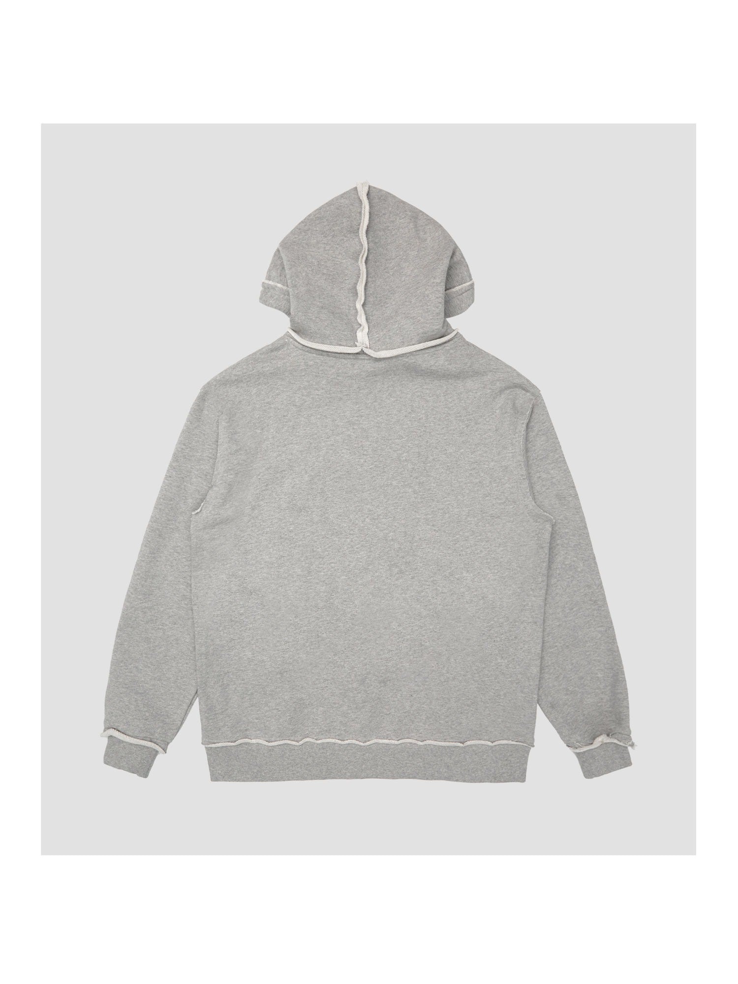 Vintage Graphic Frayed Edge Hoodie