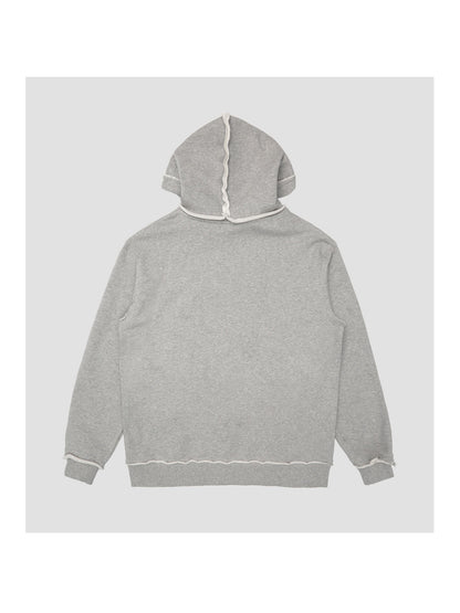 Vintage Graphic Frayed Edge Hoodie