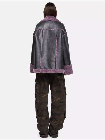 Faux Shearling Bonded Jacket