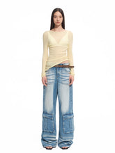 "Djembe Series" Meghan High-Neck Long-Sleeve Knit Sweater - CHINASQUAD