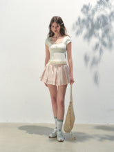 Two-piece Spliced Hem Lace Short-sleeve T-shirt - CHINASQUAD