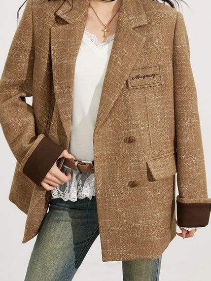 Vintage Wool-Blend Blazer