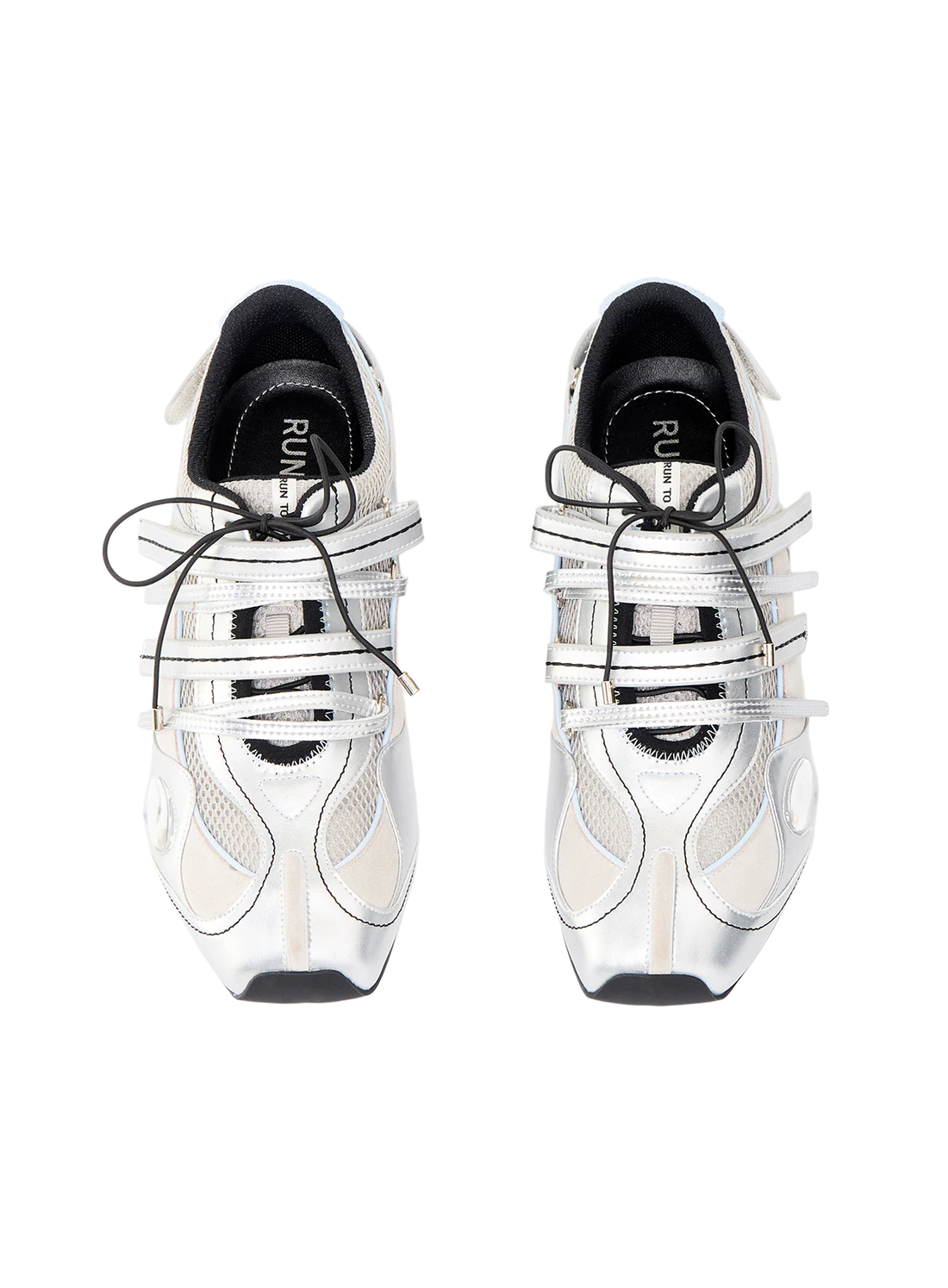 Sprint Novel Collaboration Leather Racing Sneakers