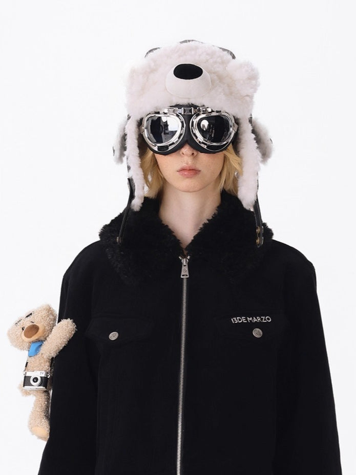 Vintage Aviator Earflap Winter Hat