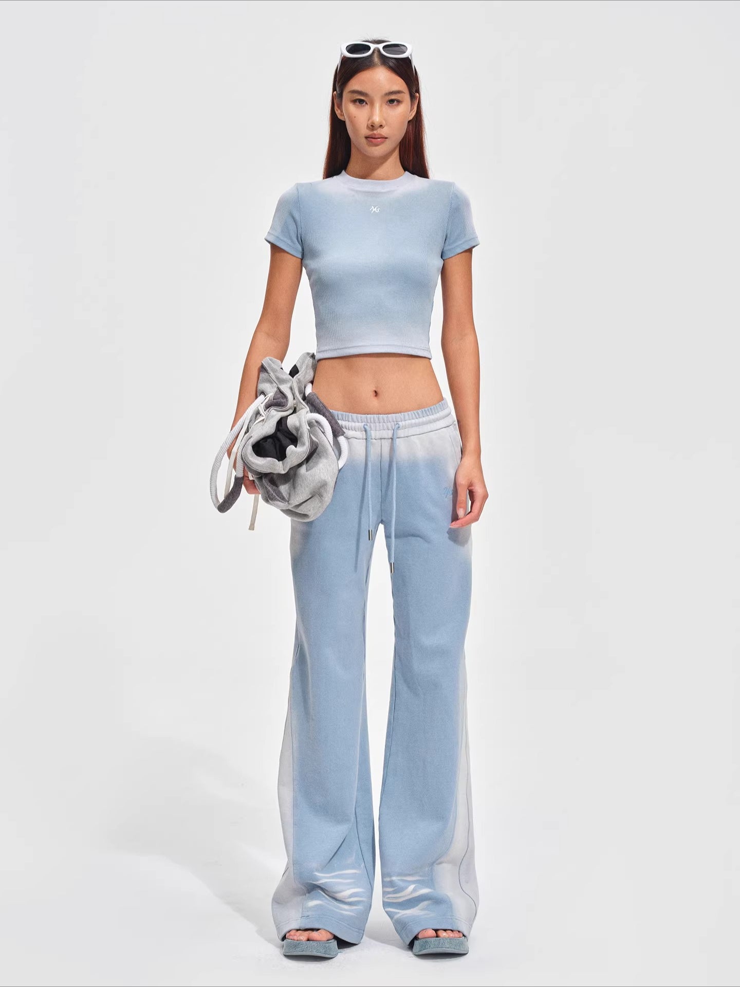 Equestrian Crest Fitted Crop T-Shirt