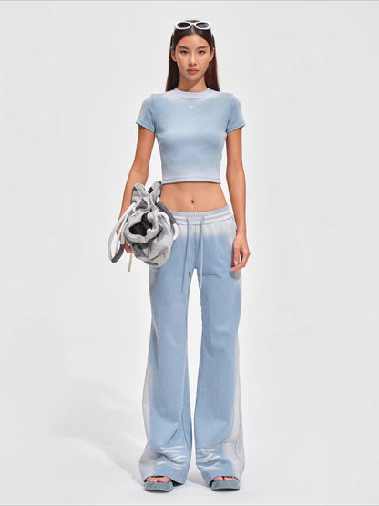 Equestrian Crest Fitted Crop T-Shirt