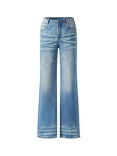 Natural Waist Fitted Straight Jeans - CHINASQUAD