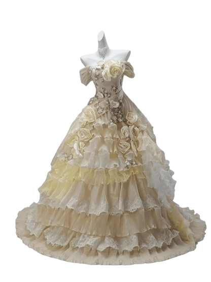 Enchanted Reverie Bloom Couture Gown