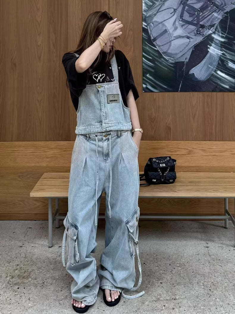 Letter Print Distressed Oversized T-Shirt