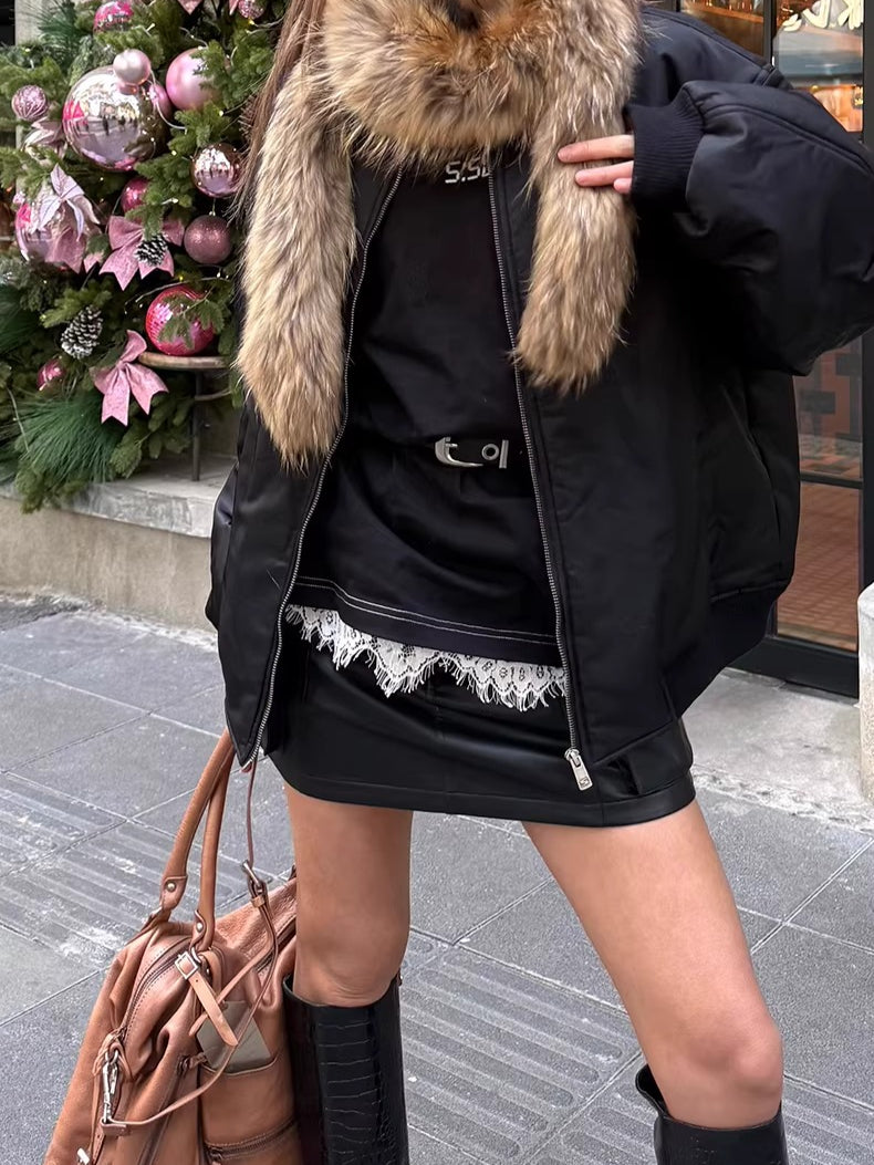 Logo Eyelet Genuine Leather Belt