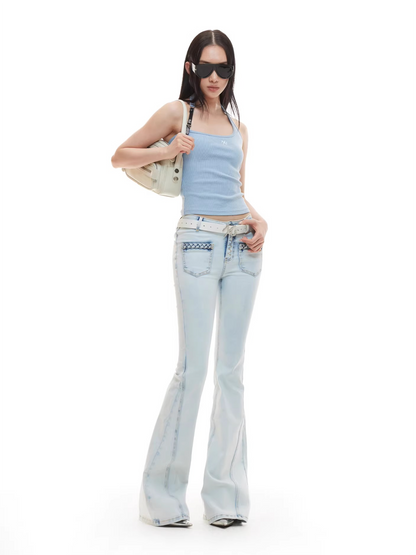 Equestrian Asymmetric Strap Fitted Tank