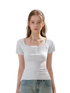 Kroche Lace Trim Tee – T-Shirts & Polos