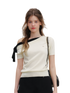 Kroche Wool Blend Bow Knit Tee – T-Shirts & Polos