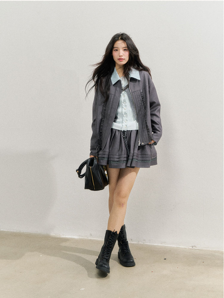Versatile Pleated Puff Skirt - CHINASQUAD