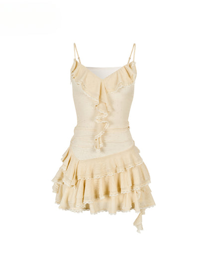 Lace Trim Camisole Dress