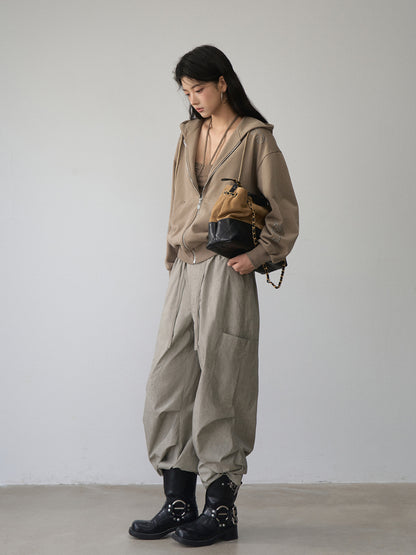 Rivet Loose Zip-up Hoodie - CHINASQUAD