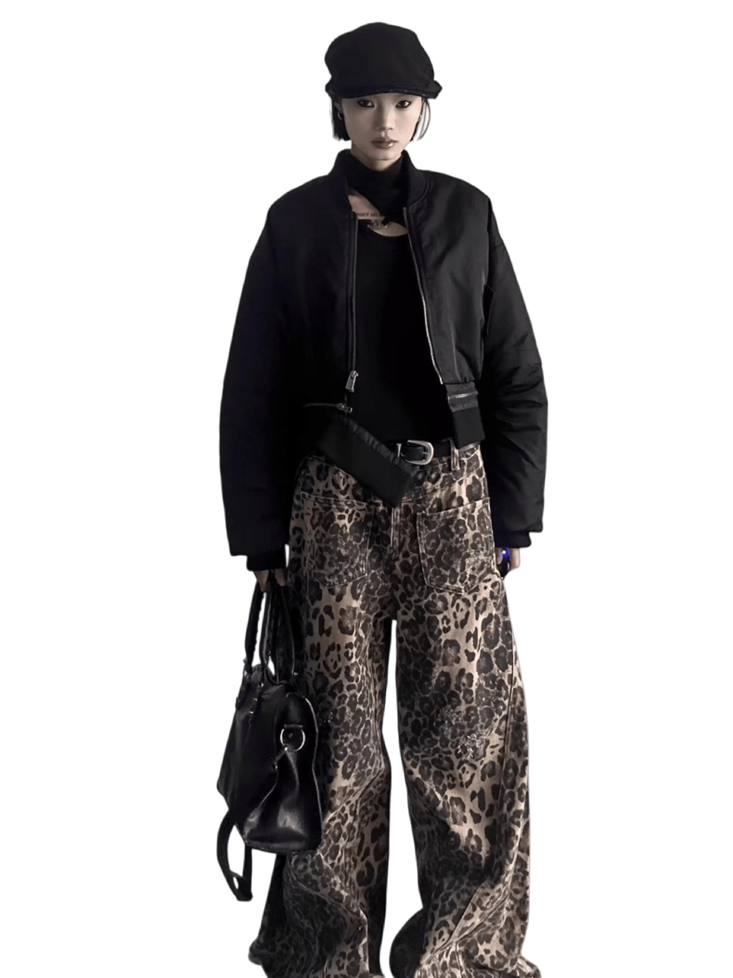 Logo Eyelet Genuine Leather Belt