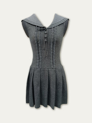 Grey Sleeveless Dress / S
