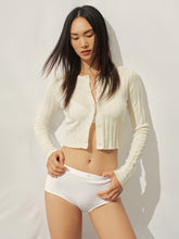 Crew-neck Long-sleeve Knitted Cardigan Coat - CHINASQUAD