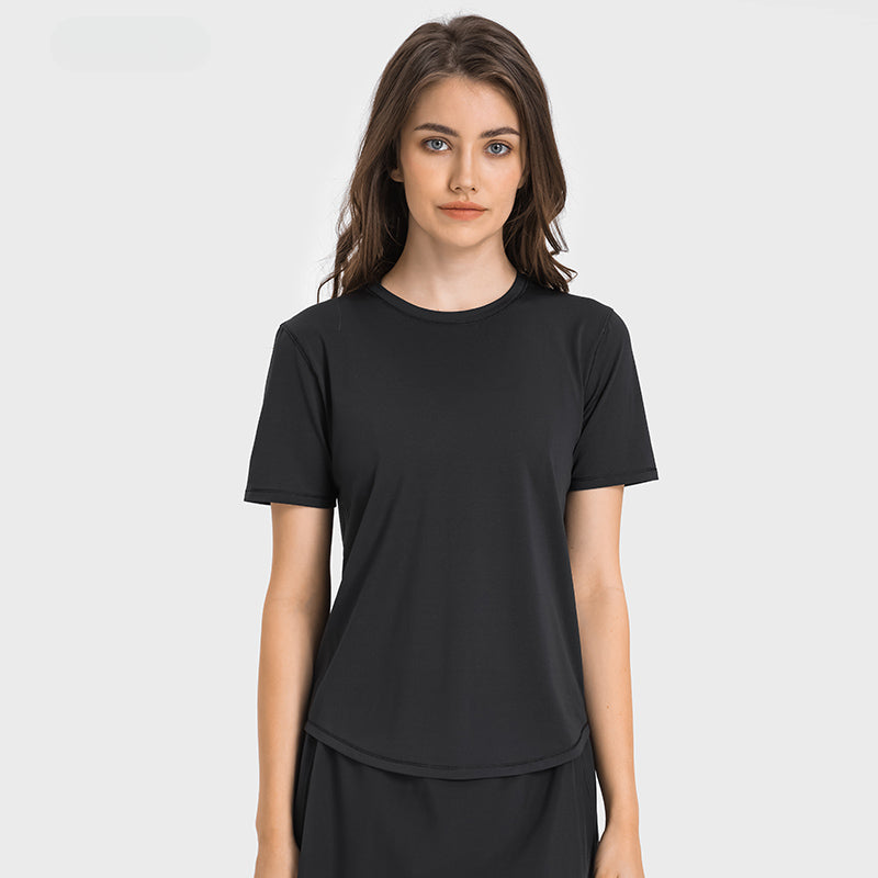 Round-neck Quick-drying Sunscreen Short Sleeve