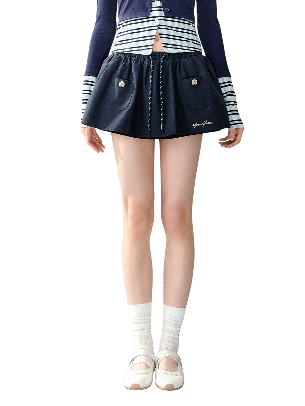 Lycocell Sporty Bubble Skirt Shorts