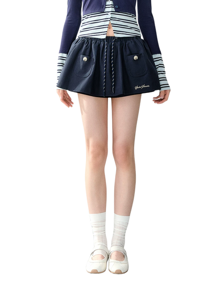 Lycocell Sporty Bubble Skirt Shorts