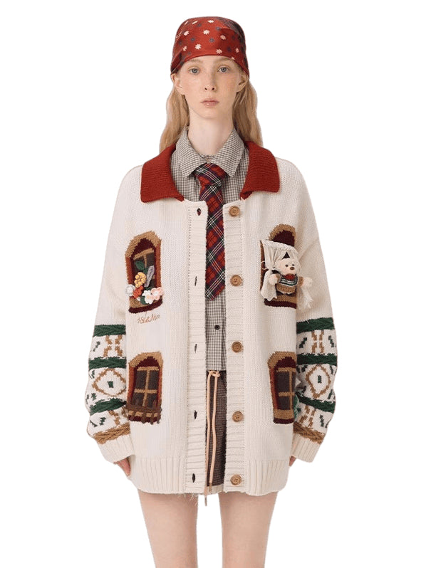 Scenic Window Knit Cardigan