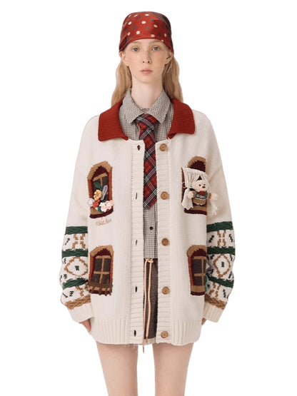 Scenic Window Knit Cardigan