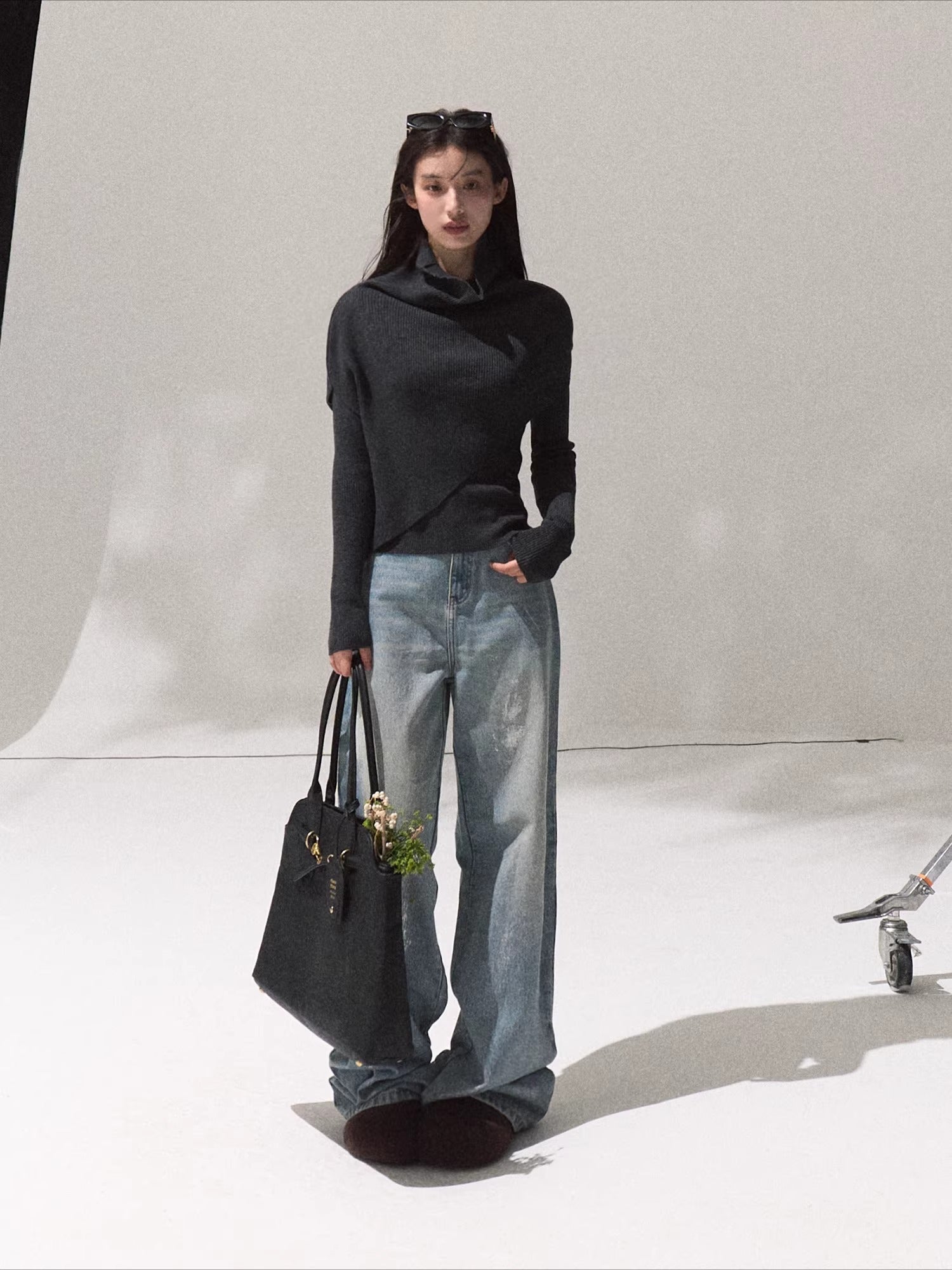 Vintage Straight-Leg Cotton Denim Jeans