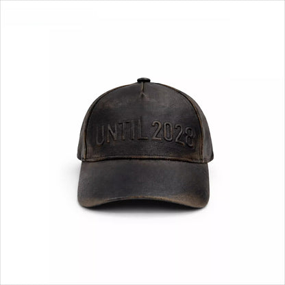 Hand-Dyed Punk Leather Cap