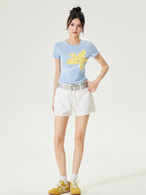 Raw-Edged Cool Denim Shorts - CHINASQUAD