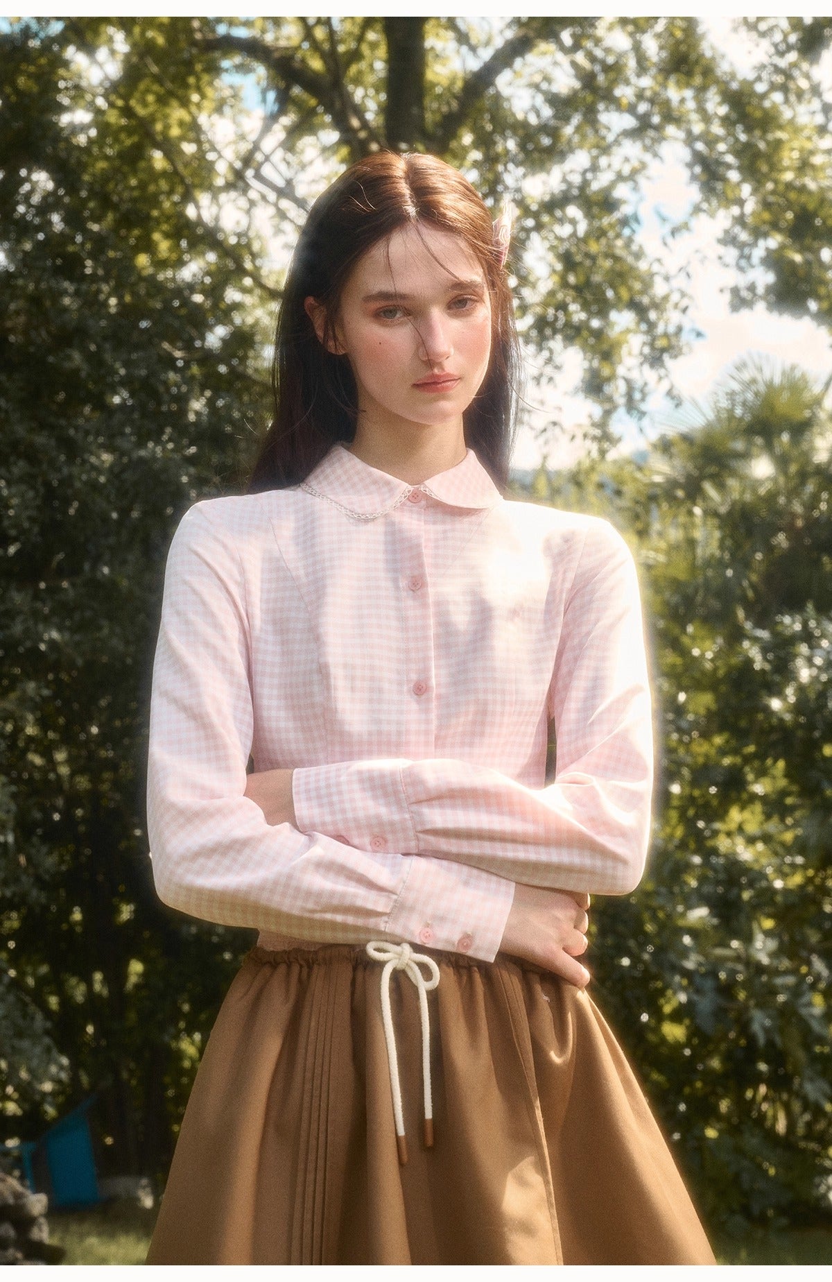Cosagach Cloud Plaid Cotton Shirt